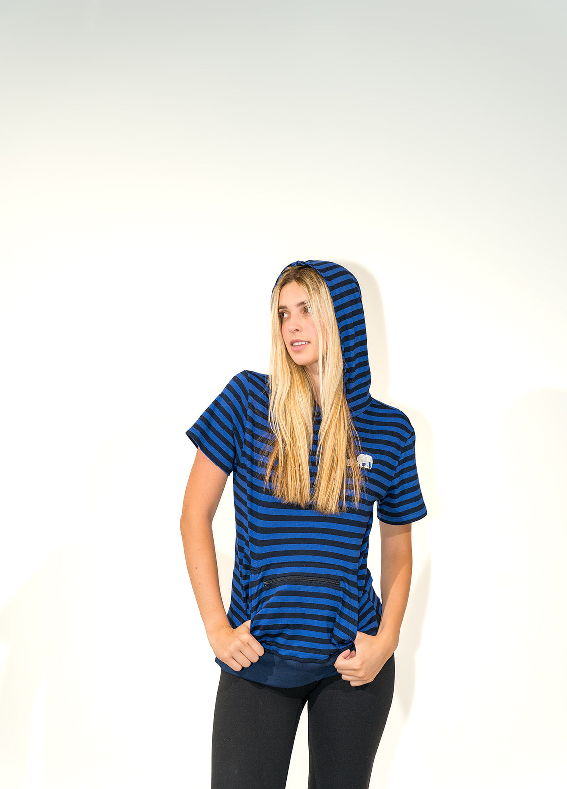 Blue Jersey Hoodie Tee