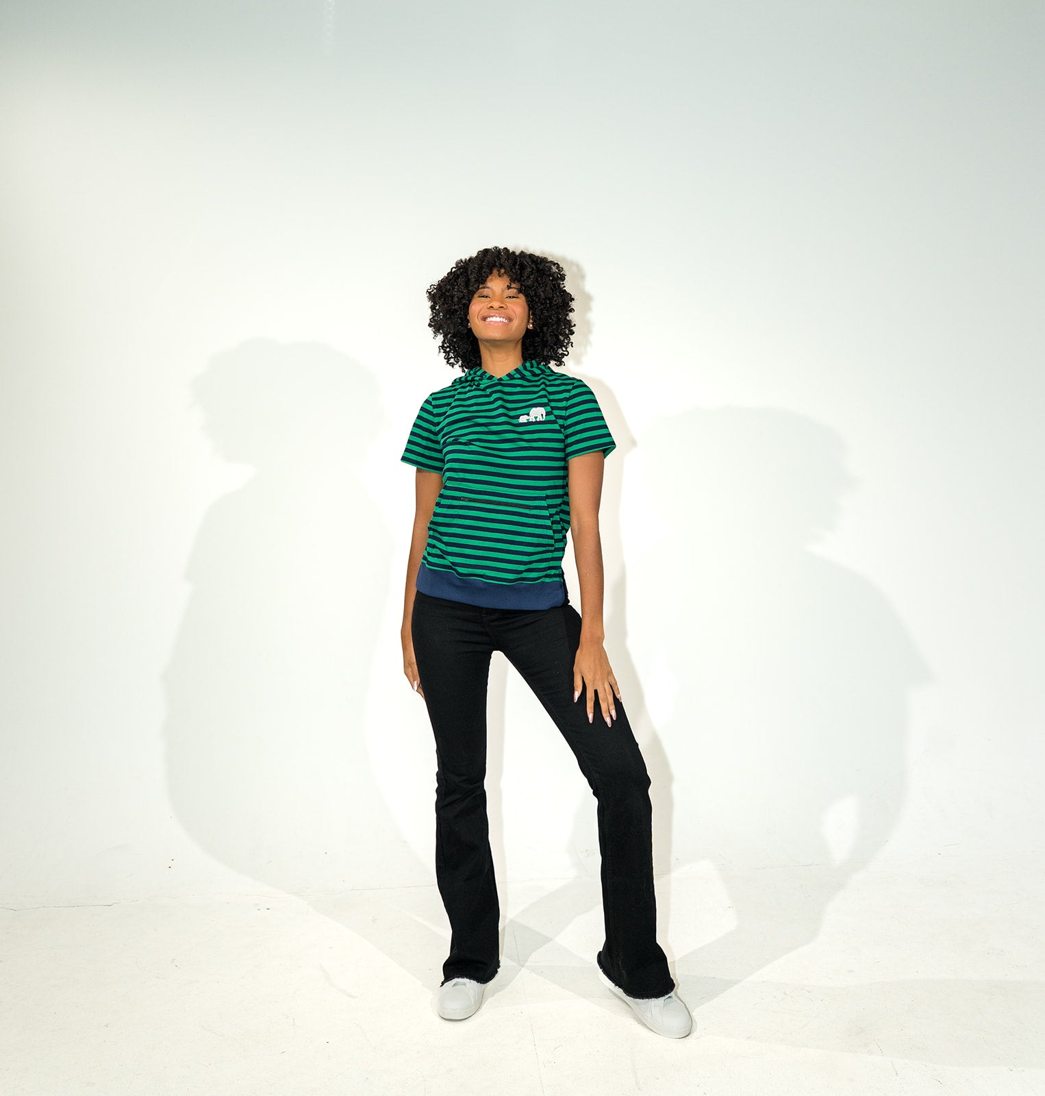 Green Jersey Hoodie Tee
